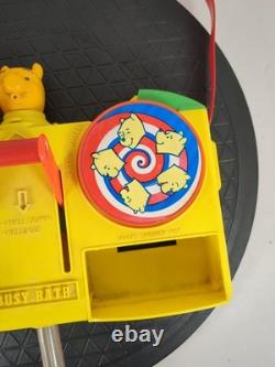 Vintage Winnie The Pooh Busy Bath 1969 Kohner Bros Made In USA Piglet Eyore Owl