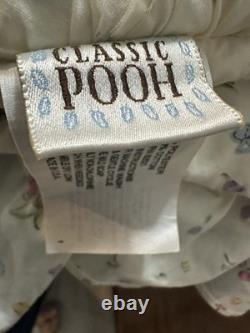 Vintage Winnie The Pooh Classic Crib Bedding 9 Piece-1995 Disney Red Calliope