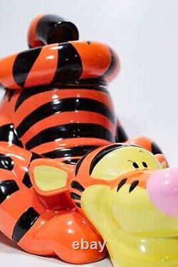 Vintage Winnie The Pooh Disney TIGGER Ceramic Large 3D Cookie Jar