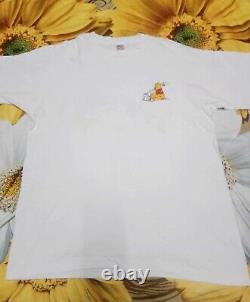 Vintage Winnie The Pooh Grateful Dead White T Shirt Sz XL Single Stitch