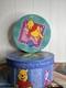 Vintage Winnie The Pooh Hat Nest Boxes Piglet & Tigger Storage Nostalgia Cute