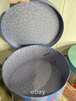 Vintage Winnie The Pooh Hat Nest Boxes Piglet & Tigger Storage Nostalgia CUTE