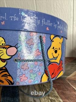 Vintage Winnie The Pooh Hat Nest Boxes Piglet & Tigger Storage Nostalgia CUTE