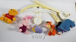 Vintage Winnie The Pooh Nursery Set Disney Baby Bedding Lamp Curtains Dolly Lot