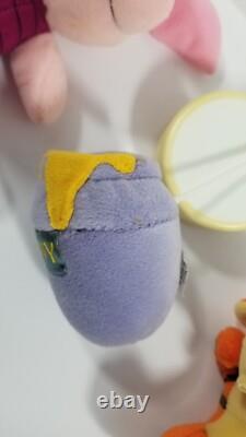 Vintage Winnie The Pooh Nursery Set Disney Baby Bedding Lamp Curtains Dolly Lot