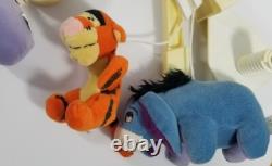 Vintage Winnie The Pooh Nursery Set Disney Baby Bedding Lamp Curtains Dolly Lot