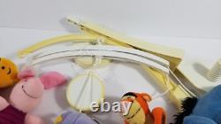 Vintage Winnie The Pooh Nursery Set Disney Baby Bedding Lamp Curtains Dolly Lot
