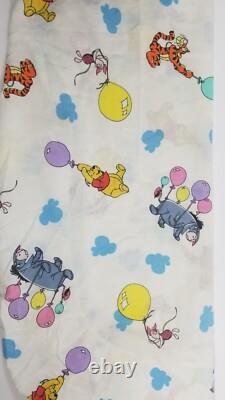 Vintage Winnie The Pooh Nursery Set Disney Baby Bedding Lamp Curtains Dolly Lot