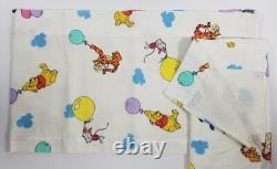 Vintage Winnie The Pooh Nursery Set Disney Baby Bedding Lamp Curtains Dolly Lot