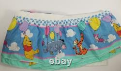 Vintage Winnie The Pooh Nursery Set Disney Baby Bedding Lamp Curtains Dolly Lot