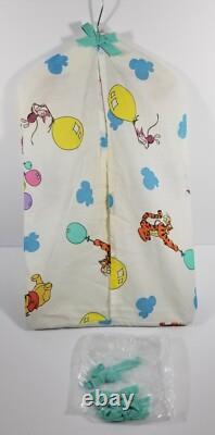 Vintage Winnie The Pooh Nursery Set Disney Baby Bedding Lamp Curtains Dolly Lot