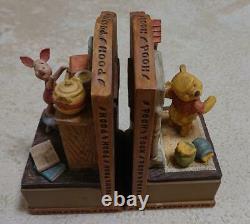 Vintage Winnie the Pooh Bookends Disney Figurine Dream Collection FedEx