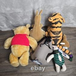 Vintage Winnie the Pooh Lot Plush Gabrielle Designs Tigger Eeyore Roo Piglet set