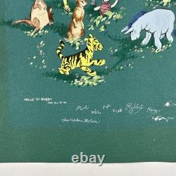 Vintage Winnie the Pooh Original Painting E. H. Shepard Style Tigger Eeyore Art