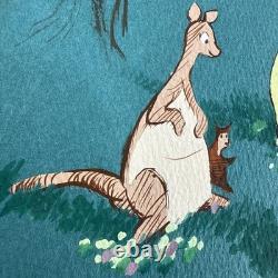 Vintage Winnie the Pooh Original Painting E. H. Shepard Style Tigger Eeyore Art