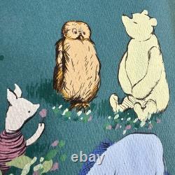 Vintage Winnie the Pooh Original Painting E. H. Shepard Style Tigger Eeyore Art