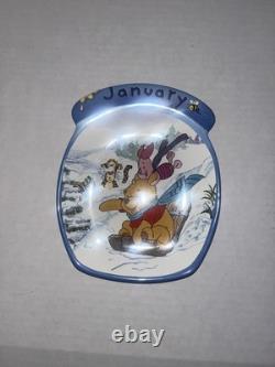 Vintage Winnie the Pooh Plates Calendar Plates Complete Set. MONTH SET