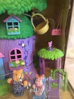 Vintage Winnie the Pooh Playset Pooh's Friendly Places Delightful Days Treehouse