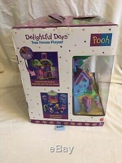 Vintage Winnie the Pooh Playset Pooh's Friendly Places Delightful Days Treehouse
