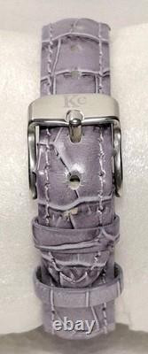 Vtg Classic Pooh DD Disney Winnie The Pooh Watch Purple Leather Kc Band