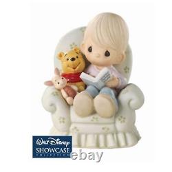 Vtg Disney Winnie Pooh PRECIOUS MOMENT Everything Better Friend Figurine Collect