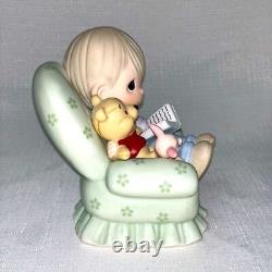 Vtg Disney Winnie Pooh PRECIOUS MOMENT Everything Better Friend Figurine Collect