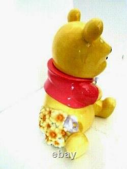Vtg Disney Winnie The Pooh Animated with Piglet Cookie Jar/Canister 11 Tall
