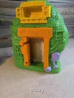 Vtg Disney Winnie The Pooh Play Set Lot Camping Treehouse Honey Pot Mr Sanders