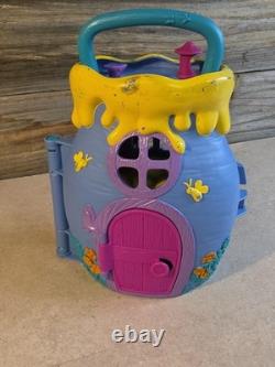 Vtg Disney Winnie The Pooh Play Set Lot Camping Treehouse Honey Pot Mr Sanders