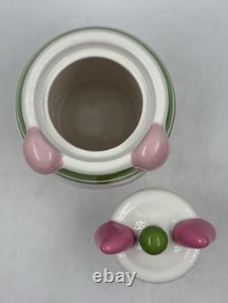 Vtg Disney Winnie the Pooh Tigger Piglet Eeyore Peek-A-Boo 4 Canister Set Green