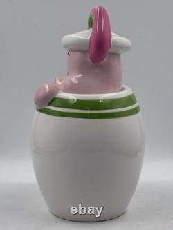 Vtg Disney Winnie the Pooh Tigger Piglet Eeyore Peek-A-Boo 4 Canister Set Green