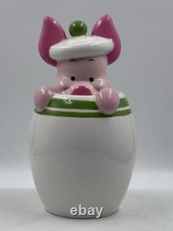Vtg Disney Winnie the Pooh Tigger Piglet Eeyore Peek-A-Boo 4 Canister Set Green