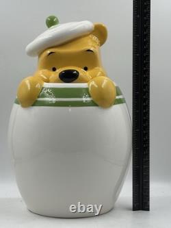 Vtg Disney Winnie the Pooh Tigger Piglet Eeyore Peek-A-Boo 4 Canister Set Green