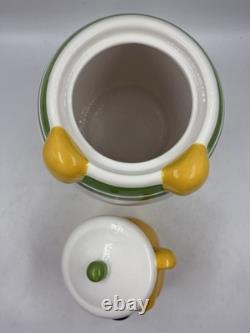Vtg Disney Winnie the Pooh Tigger Piglet Eeyore Peek-A-Boo 4 Canister Set Green