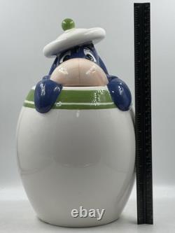 Vtg Disney Winnie the Pooh Tigger Piglet Eeyore Peek-A-Boo 4 Canister Set Green