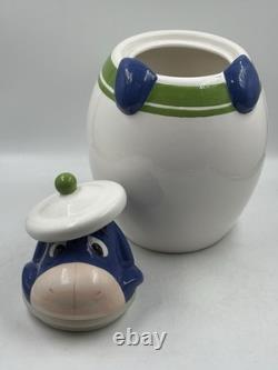 Vtg Disney Winnie the Pooh Tigger Piglet Eeyore Peek-A-Boo 4 Canister Set Green