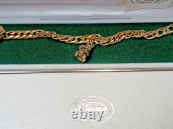 Vtg Limited Edition Disney Winnie The Pooh Sterling Silver 3D Charm Bracelet