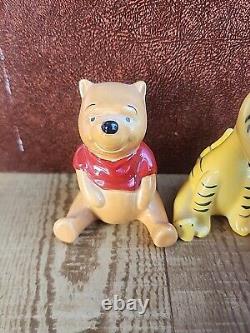 Vtg Walt Disney Beswick, England Winnie The Pooh 8 Figurine Set