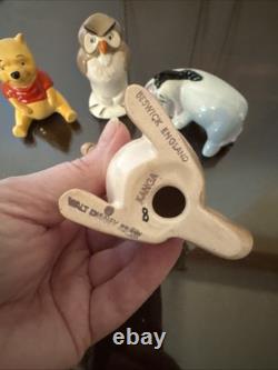 Vtg Winnie The Pooh Beswick England Set Of 5 Excellent