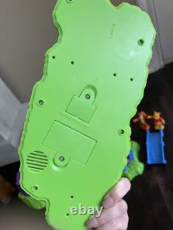 Vtg Winnie The Pooh Camping Fun Playset 2000 WithFigures Lights & Sounds WORKS