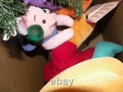 Vtg Winnie the Pooh & Piglet Animated 23 Inch 1995 Animated Light Telco Works