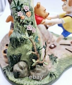 WDCC Disney Hooray for Winnie the Pooh Will Soon Be Free Figurine in Box COA