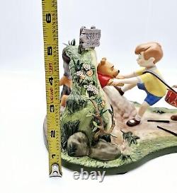 WDCC Disney Hooray for Winnie the Pooh Will Soon Be Free Figurine in Box COA