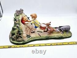 WDCC Disney Hooray for Winnie the Pooh Will Soon Be Free Figurine in Box COA