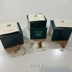 WDCC Enchanted Places Winnie The Pooh Miniatures Tigger, Piglet, & Pooh Figures