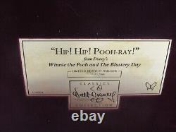 WDCC Hip! Hip! Pooh-Ray! From Winnie the Pooh and the Blustery Day in Box COA