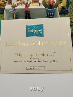 WDCC Hip Hip Pooh-Ray Winnie The Pooh And The Blustery Day Limited Edition RARE