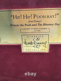 WDCC Hip Hip Pooh-Ray Winnie The Pooh And The Blustery Day Limited Edition RARE