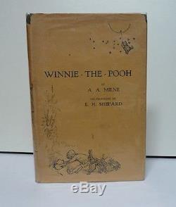 WINNIE-THE-POOH 1st ed 1st printing Milne/Shepard, Methuen 1926 hardcover+jacket