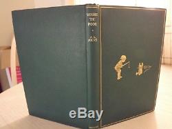 WINNIE THE POOH A. A. MILNE original wrapper METHUEN & Co. 3rd edn 1927